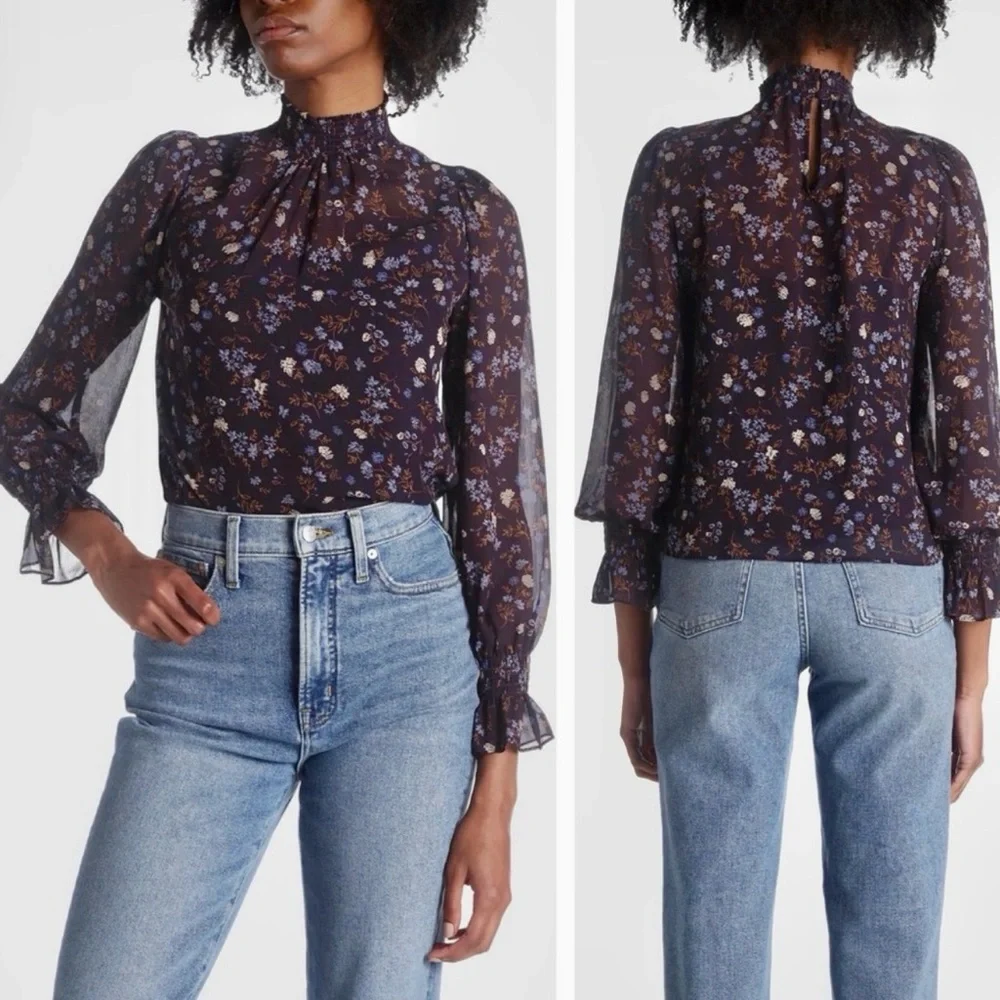 NWT 1. State Smocked Wrist Top with Cami - Picture 3 of 16